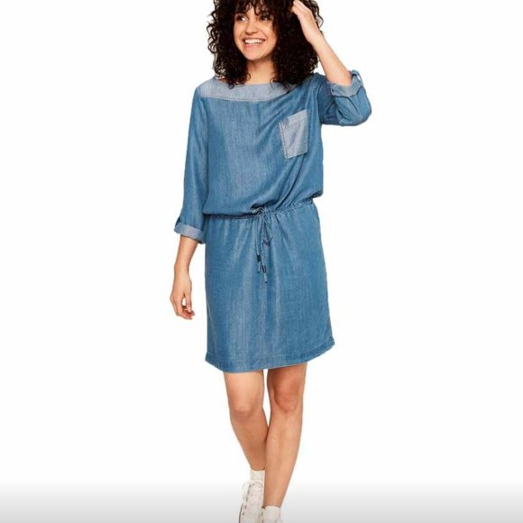 Lolë blue tencel dress - Picture 1 of 9